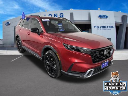 Radiant Red Metallic 2025 Honda CR-V Hybrid Sport Touring AWD