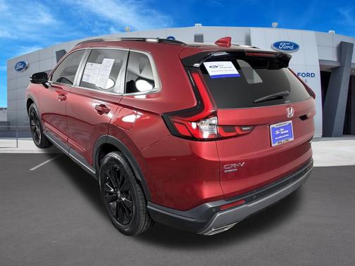 Radiant Red Metallic 2025 Honda CR-V Hybrid Sport Touring AWD