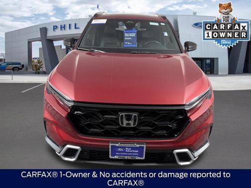 Radiant Red Metallic 2025 Honda CR-V Hybrid Sport Touring AWD