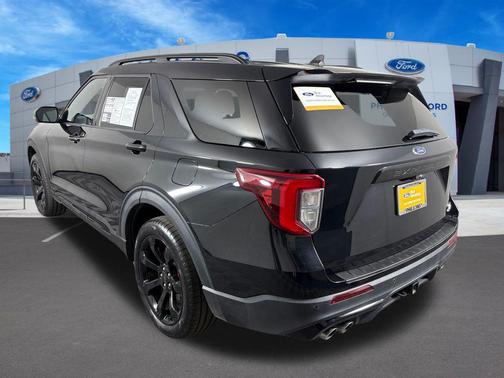 AGATE BLACK METALLIC 2023 Ford Explorer ST