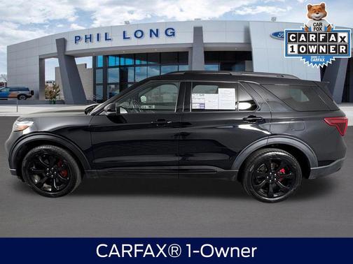 AGATE BLACK METALLIC 2023 Ford Explorer ST