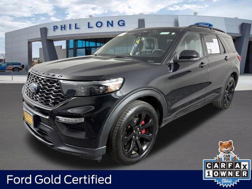 AGATE BLACK METALLIC 2023 Ford Explorer ST