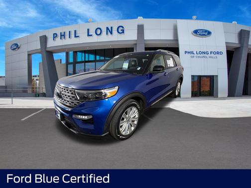 Atlas Blue Metallic 2020 Ford Explorer Limited