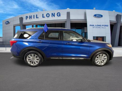 Atlas Blue Metallic 2020 Ford Explorer Limited