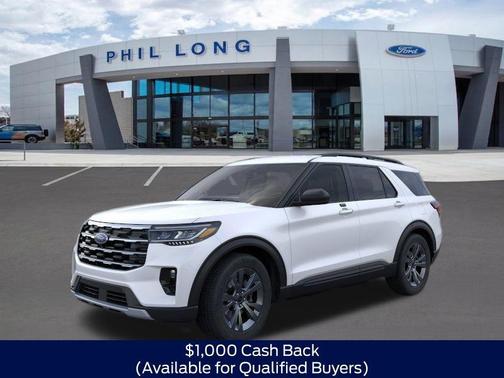 Star White Metallic Tri-Coat 2026 Ford Explorer Active
