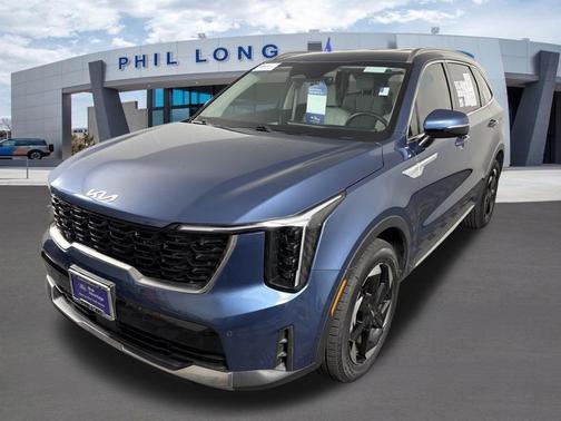 Mineral Blue 2025 Kia Sorento Hybrid EX