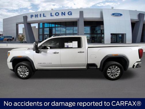 White Frost Tricoat 2023 GMC Sierra 2500 Denali