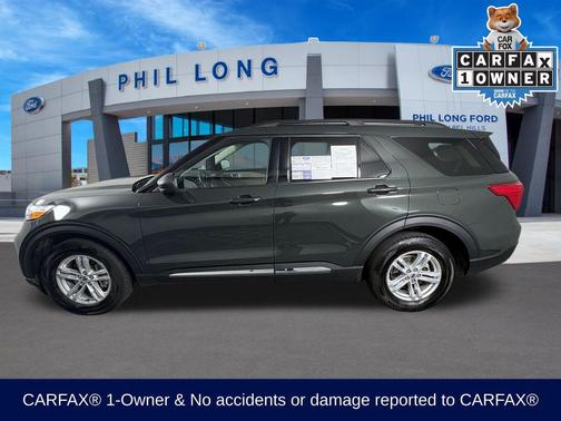 Green Metallic 2023 Ford Explorer XLT