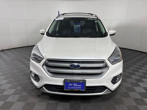 WHITE PLATINUM MET TRI-COAT 2017 Ford Escape Titanium
