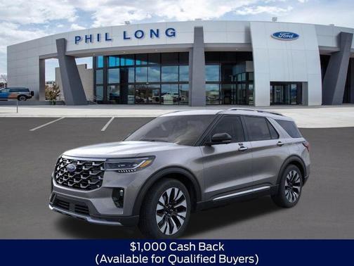 Carbonized Gray Metallic 2026 Ford Explorer Platinum