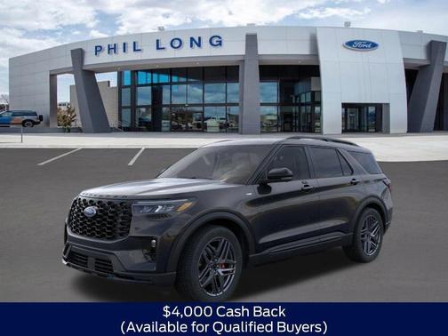 Agate Black Metallic 2026 Ford Explorer ST-Line