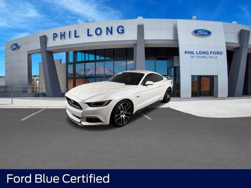 White Platinum Metallic Tri-Coat 2017 Ford Mustang GT Premium