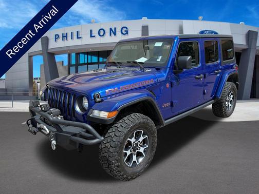 Ocean Blue Metallic Clearcoat 2019 Jeep Wrangler Unlimited Rubicon