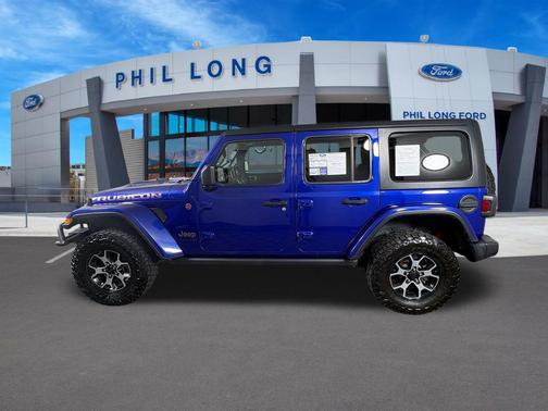 Ocean Blue Metallic Clearcoat 2019 Jeep Wrangler Unlimited Rubicon