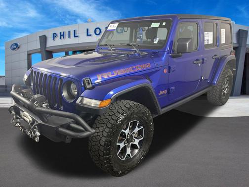 Ocean Blue Metallic Clearcoat 2019 Jeep Wrangler Unlimited Rubicon