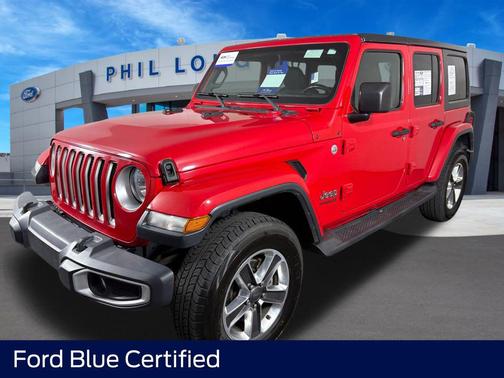 Firecracker Red Clearcoat 2019 Jeep Wrangler Unlimited Sahara