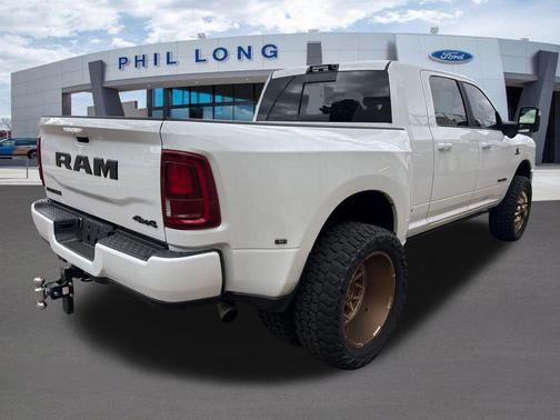 Bright White Clearcoat 2025 RAM 3500 Laramie Mega Cab 4x4 6'4' Box