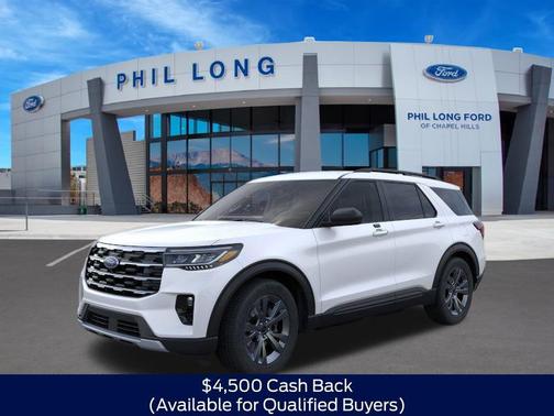 Star White Metallic Tri-Coat 2026 Ford Explorer Active