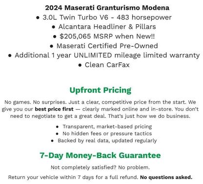 2024 Maserati GranTurismo Modena