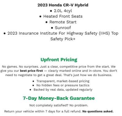 2023 Honda CR-V Hybrid Sport AWD
