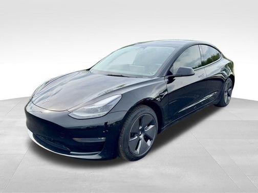 Solid Black 2022 Tesla Model 3 Long Range