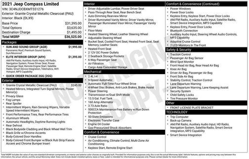 2021 Jeep Compass Limited