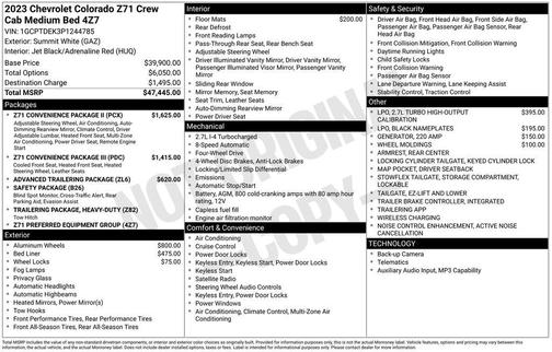 2023 Chevrolet Colorado Z71