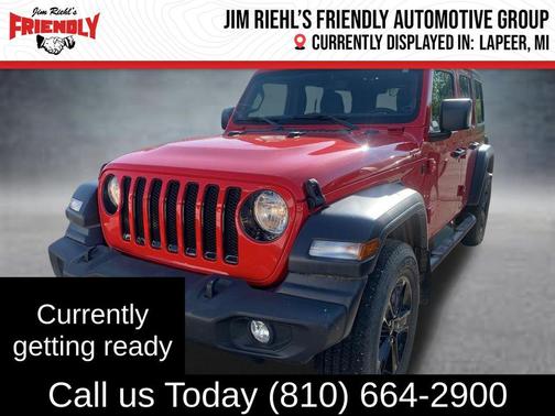 Firecracker Red Clearcoat 2020 Jeep Wrangler Unlimited Sport Altitude