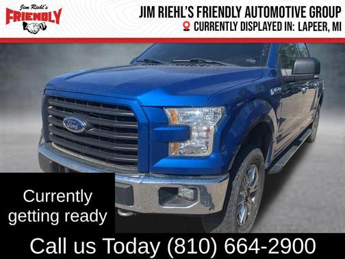 Lightning Blue 2017 Ford F-150 XLT