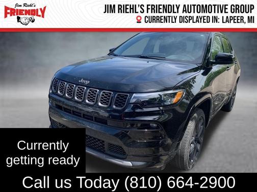 Diamond Black Crystal Pearlcoat 2025 Jeep Compass Limited