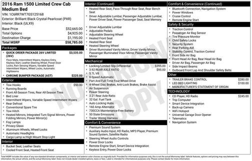 2016 RAM 1500 Longhorn