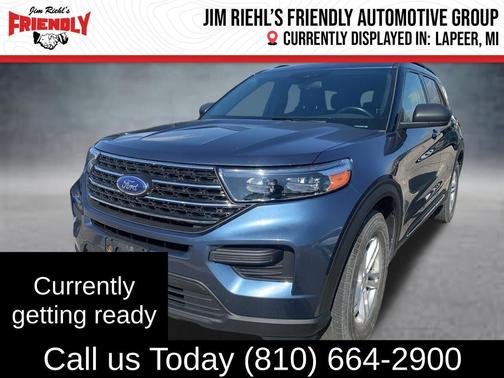 Blue Metallic 2020 Ford Explorer XLT