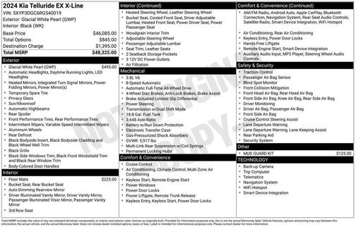 2024 Kia Telluride EX X-Line