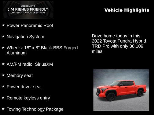 2022 Toyota Tundra Hybrid TRD Pro