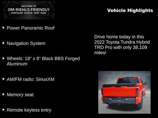 2022 Toyota Tundra Hybrid TRD Pro