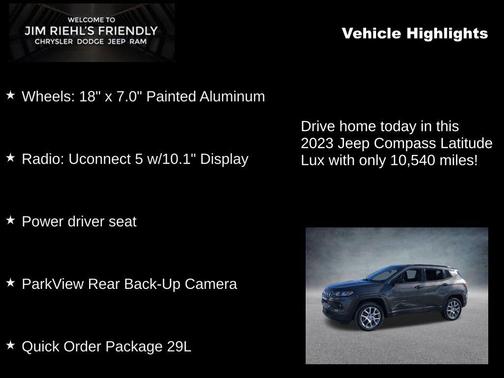 2023 Jeep Compass Latitude Lux