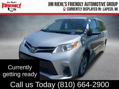 Celestial Silver Metallic 2020 Toyota Sienna LE