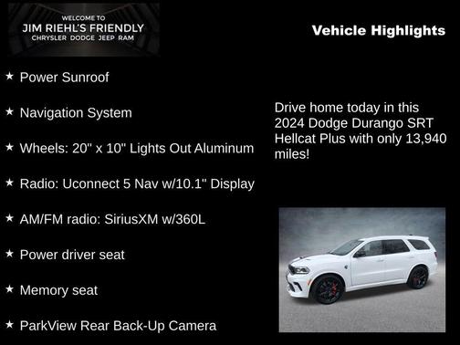2024 Dodge Durango SRT Hellcat Plus AWD
