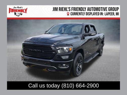 Diamond Black Crystal Pearlcoat 2021 RAM 1500 Big Horn/Lone Star