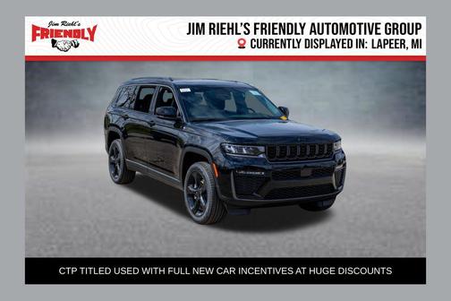 Diamond Black Crystal Pearlcoat 2026 Jeep Grand Cherokee L Limited