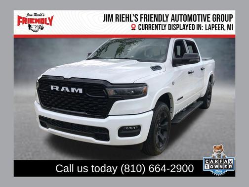 Bright White Clearcoat 2026 RAM 1500 Big Horn/Lone Star