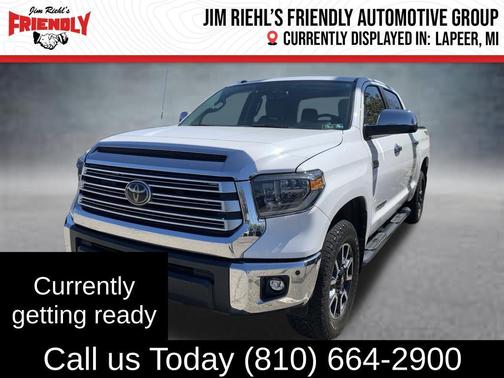 Super White 2018 Toyota Tundra Limited