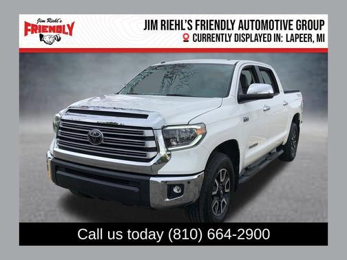 Super White 2018 Toyota Tundra Limited
