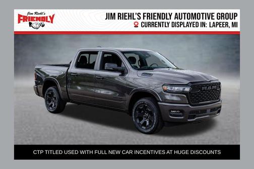 Granite Crystal Metallic Clearcoat 2026 RAM 1500 Big Horn/Lone Star