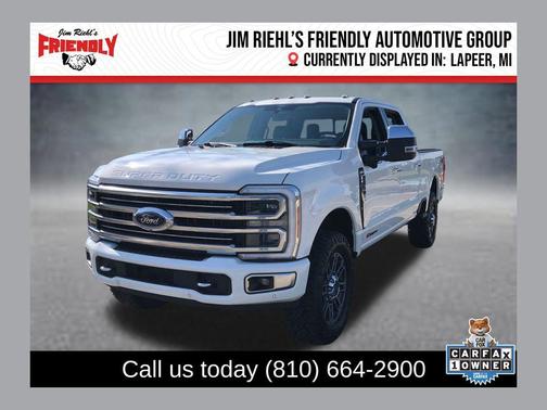 Star White Metallic Tri-Coat 2024 Ford F-350 Limited