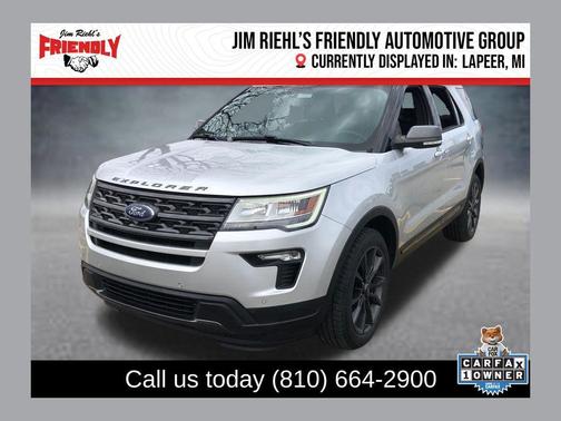 Ingot Silver 2018 Ford Explorer XLT