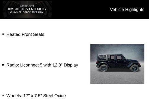 Black Clearcoat 2026 Jeep Wrangler 85th Anniversary