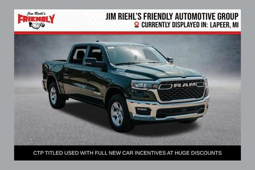 Serrano Green Metallic 2026 RAM 1500 Big Horn/Lone Star