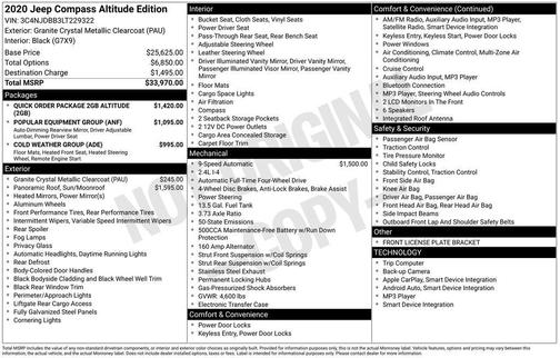 2020 Jeep Compass Latitude