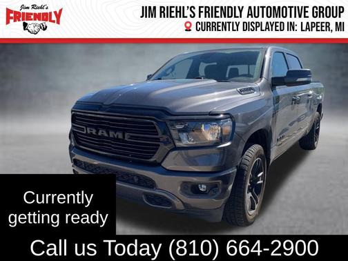 Granite Crystal Metallic Clearcoat 2020 RAM 1500 Big Horn/Lone Star